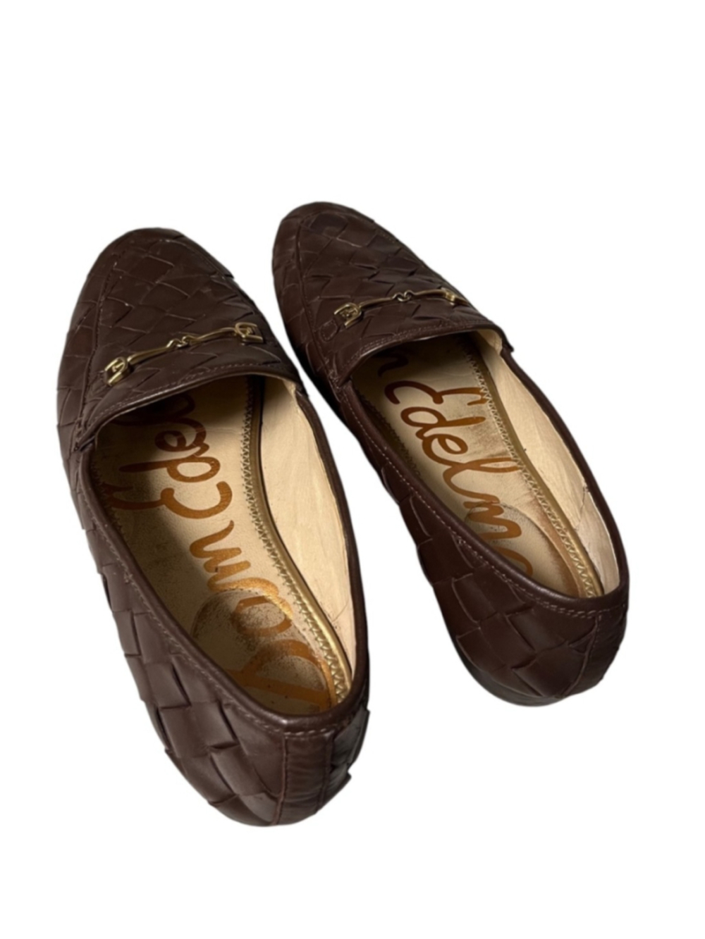Sam Edelman Loraine Woven Bit Leather Loafers 10.5 - Picture 5 of 6